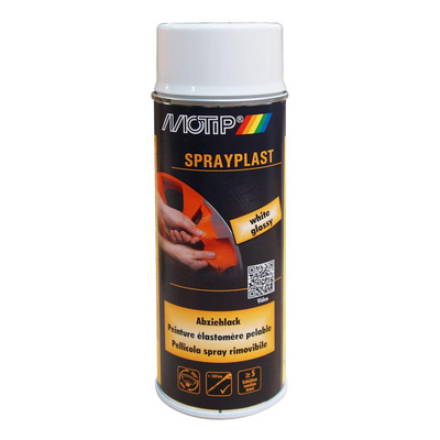 Kit spray peinture élastomère Motip Blanc
