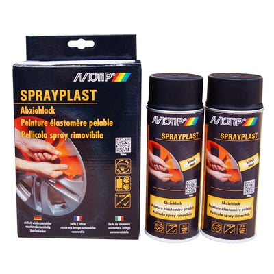 Kit spray peinture élastomère Motip Vert