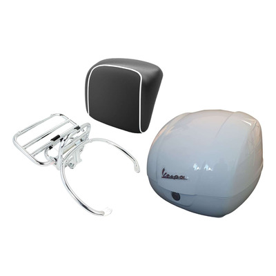 Kit top case blanc 36 L d'origine 01.CM328302102 Vespa GTS 125 2022-