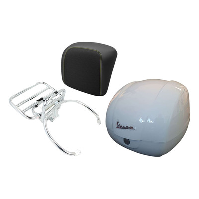 Kit top case blanc 36 L d'origine 01.CM328302106 Vespa GTS 125 2022-