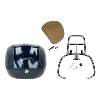 Kit top case bleu 32 L d'origine 01.1B00001600DE0 Vespa Primavera 125 2013-20
