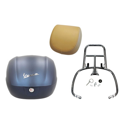 Kit top case bleu 32 L d'origine 01.CM2729250 Vespa Primavera 125 2013-20
