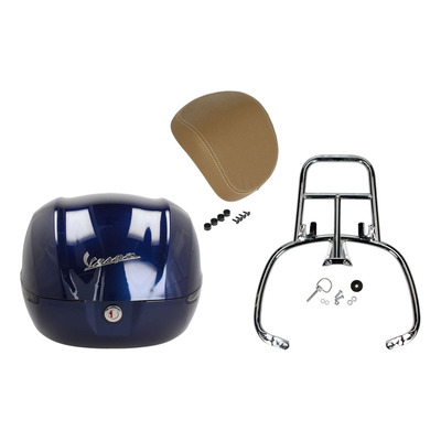Kit top case bleu 32 L d'origine 01.CM2729260 Vespa Primavera 125 2016-23