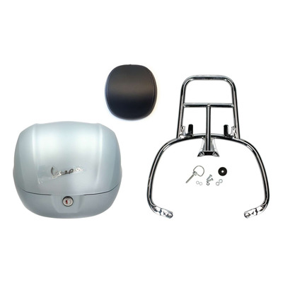 Kit top case gris 32 L d'origine 01.CM2729400 Vespa Primavera 125 2020-23