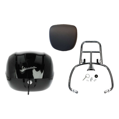 Kit top case noir 32L d'origine 01.1B0000160XN21 Vespa Primavera 125 2013-23