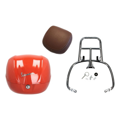 Kit top case orange 32 L d'origine 01.CM2729430 Vespa Primavera 125 2020-23