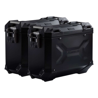 Kit valises SW-Motech Trax ADV 37L noires support PRO Yamaha MT-07 Tracer 16-23