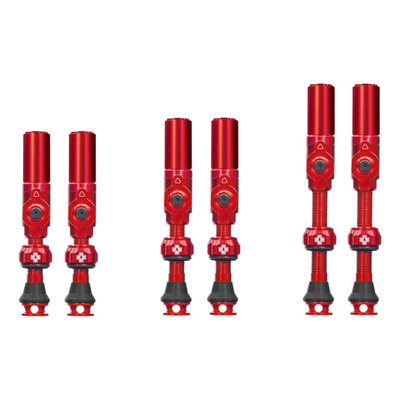 Kit Valves Tubeless Muc Off Big Bore Hybrid Rouge