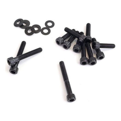 Kit vis BTR noir TNT tuning pour carter kick MBK Spirit