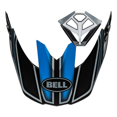 Kit visière + ventilation bouche Bell Moto-10 Spherical Webb Marmont gloss North Carolina blue