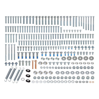 Kit Visserie Complet PSYCHIC - Honda 125 / 250 / 500 CR 85-01 (Cadre Acier)
