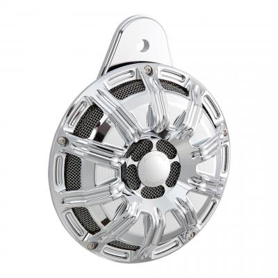 Klaxon Arlen Ness gauge Harley Davidson 110 dB chrome