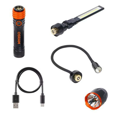Lampe d’Atelier 3 en 1 LED OSRAM Rechargeable USB