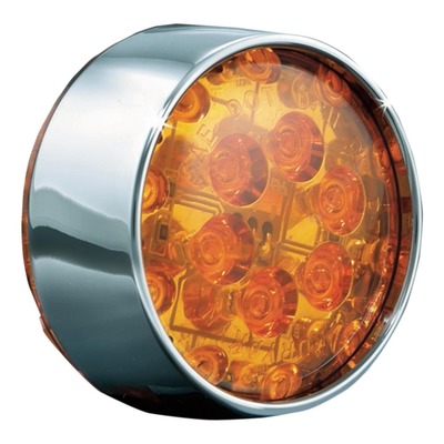 LED de remplacement orange cerclage chrome Kuryakyn