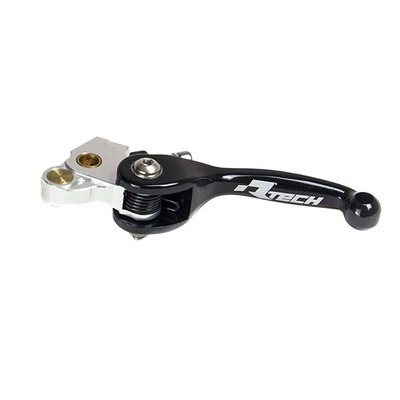 Levier d’Embrayage Retournable RTECH en Aluminium Noir pour Kawasaki 250/450 KXF 21-24