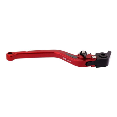 Levier de frein CNC Racing long rouge/carbone Yamaha YZF-R1 04-08