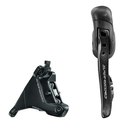 Levier et étrier Campagnolo Super Record WRL Gauche double plateaux disque 160 mm