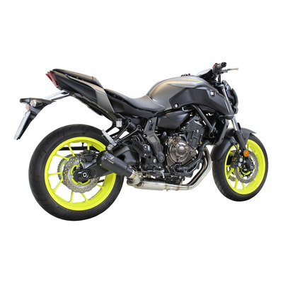 Ligne d’échappement complète Ixrace MK2 Black Yamaha MT-07 14-20