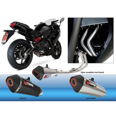 Ligne homologuée Scorpion silencieux Serket carbone Kawasaki ER6 2012-