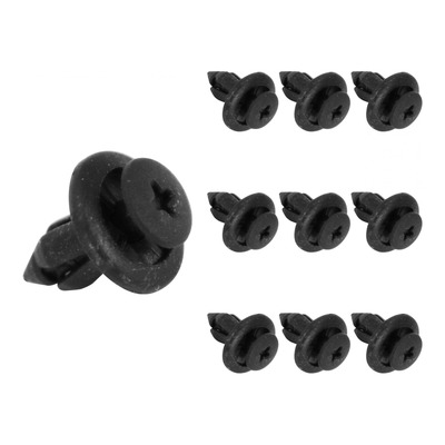 Lot de 10 agrafes plastique Ø6