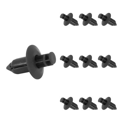 Lot de 10 agrafes plastique Ø8