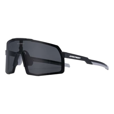Lunettes de soleil AirScreen Activity monture noire – verre fumé