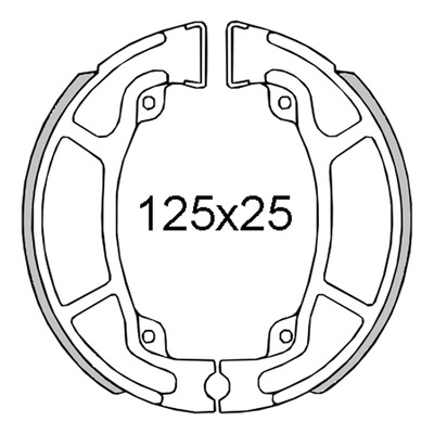 Mâchoires de frein RMS arrière Honda SH/PCX 125/150
