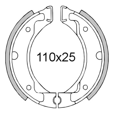 Mâchoires de frein RMS Booster 50