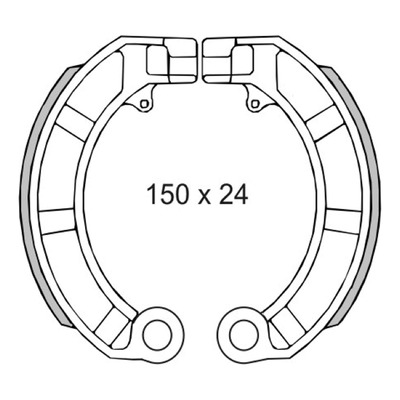 Mâchoires de frein RMS Vespa PK/PX 125/150