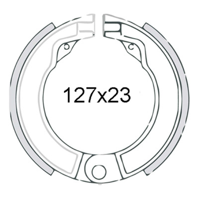 Mâchoires de frein RMS Vespa Super125/150 1951-62