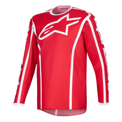 Maillot cross Alpinestars Fluid Apex red/white
