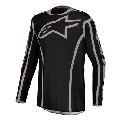 Maillot cross Alpinestars Fluid Apex V2 black/silver