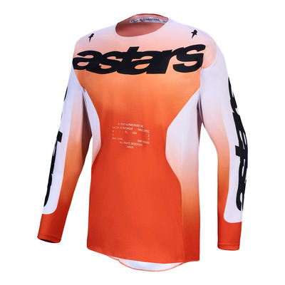 Maillot cross Alpinestars Racer Amber cardinal red/light lilac/black
