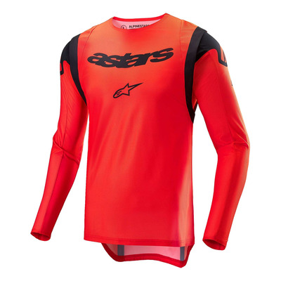 Maillot cross Alpinestars Supertech Ember Limited Edition rouge fluo