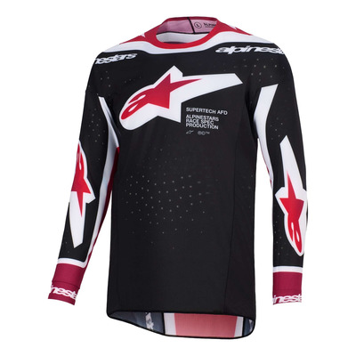 Maillot cross Alpinestars Supertech Pro Vista black/red/white