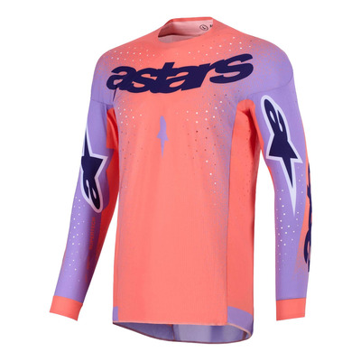 Maillot cross Alpinestars Supertech Scenz hot coral/purple