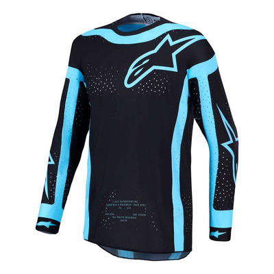 Maillot cross Alpinestars Supertech Vesta black/turquoise