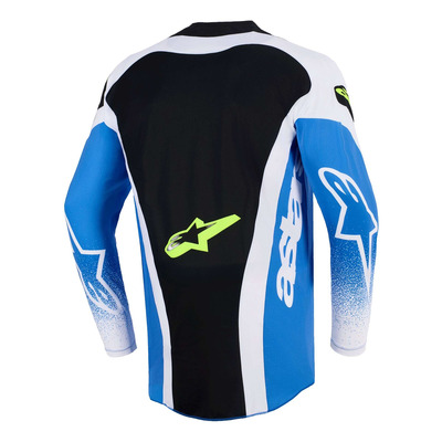 Maillot cross Alpinestars Techstar Knif UCLA blue/black/yellow fluo