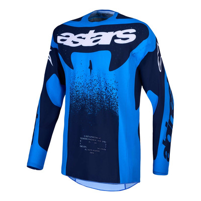 Maillot cross Alpinestars Techstar Swan ucla blue/deep blue