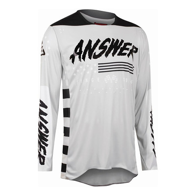 Maillot cross Answer A22 Elite Redzone gris/noir