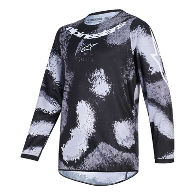 Maillot cross enfant Alpinestars Youth Fluid Lahnd iron camo
