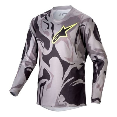 Maillot cross enfant Alpinestars Youth Racer Tactical cast gray/camo magnet