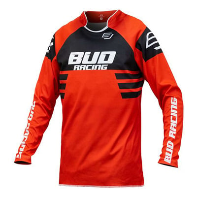 Maillot cross enfant Bud Racing Lazer Youth rouge