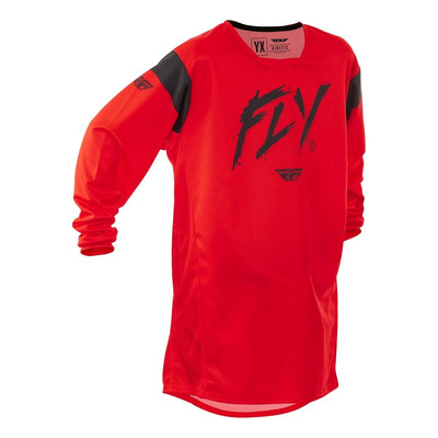 Maillot cross enfant Fly Racing Kinetic Stoke rouge/noir
