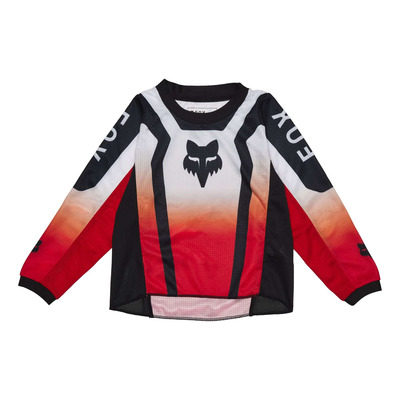 Maillot cross enfant Fox Racing Kids 180 Lean red fluo