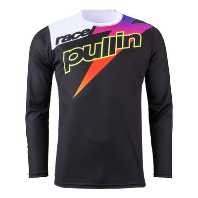 Maillot cross enfant Pull-In Race Kid jaune fluo