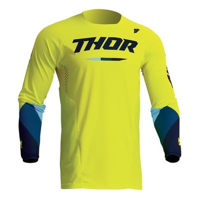 Maillot cross enfant Thor Youth Pulse Tactic jaune