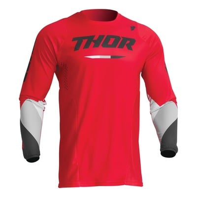 Maillot cross enfant Thor Youth Pulse Tactic rouge