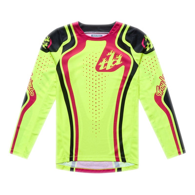 Maillot cross enfant Troy Lee Designs GP Pro Roller jaune