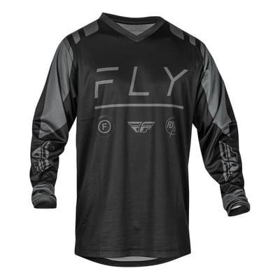 Maillot cross Fly Racing F-16 noir/charcoal